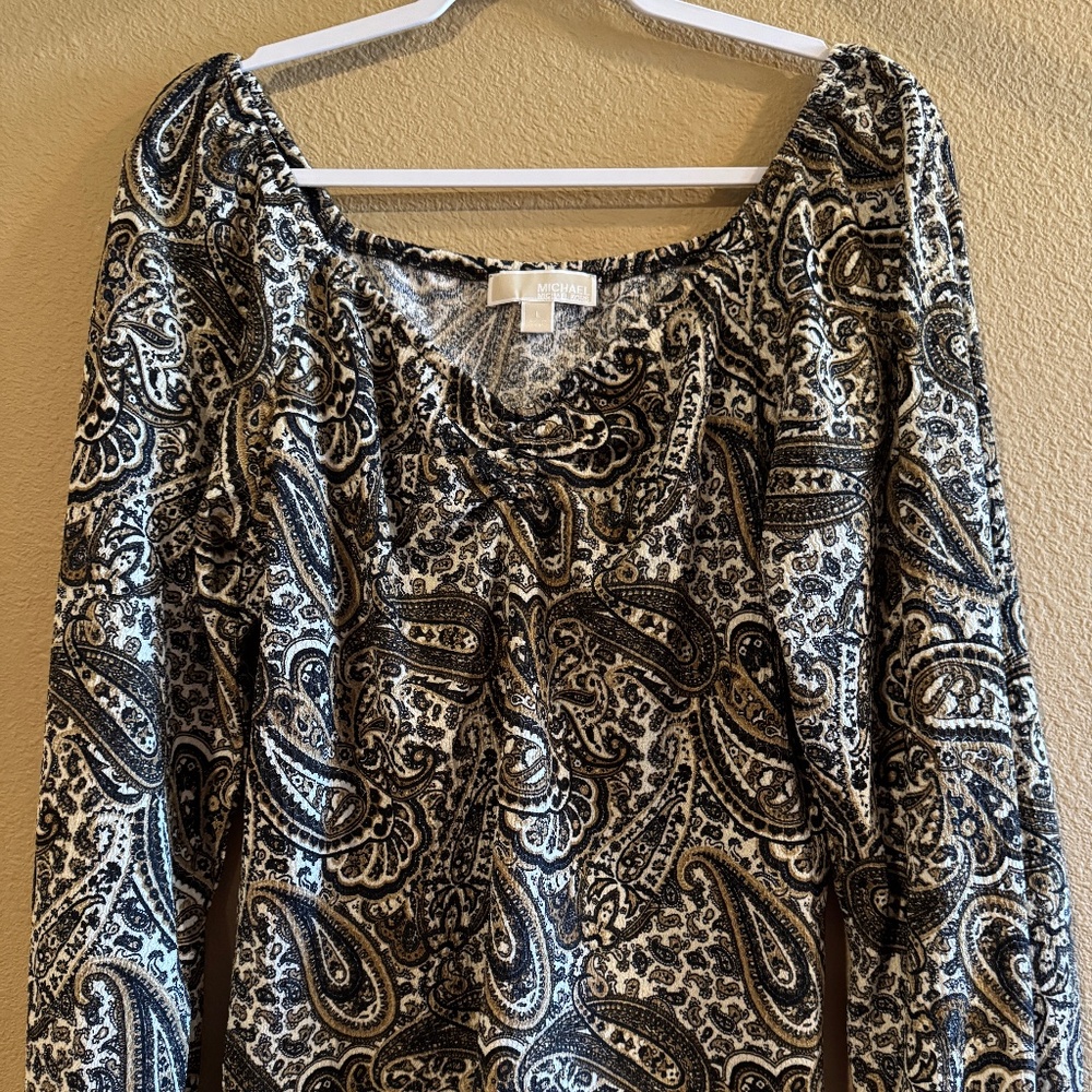 Michael Kors Paisley Print Top